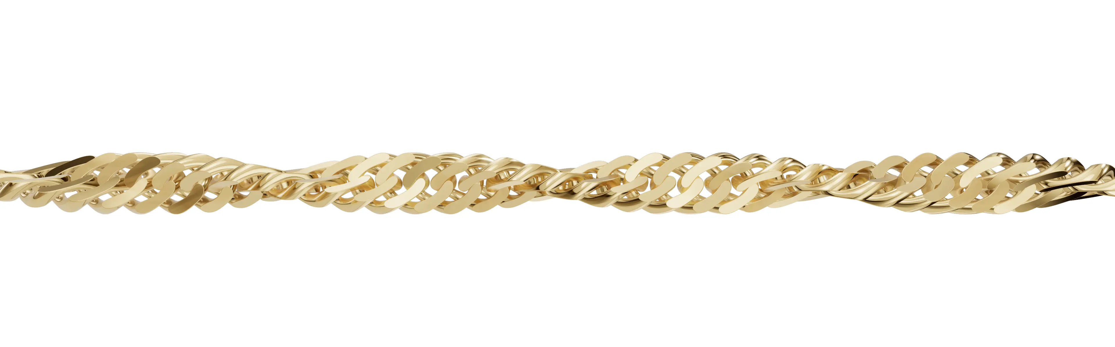 Kultainen singaporeketju 1,4 mm 14K keltakulta HM Koru