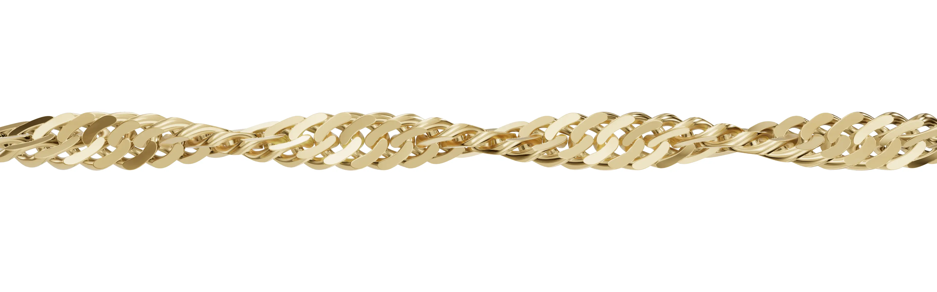 Kultainen singaporeketju 1,8 mm 14K keltakulta HM Koru