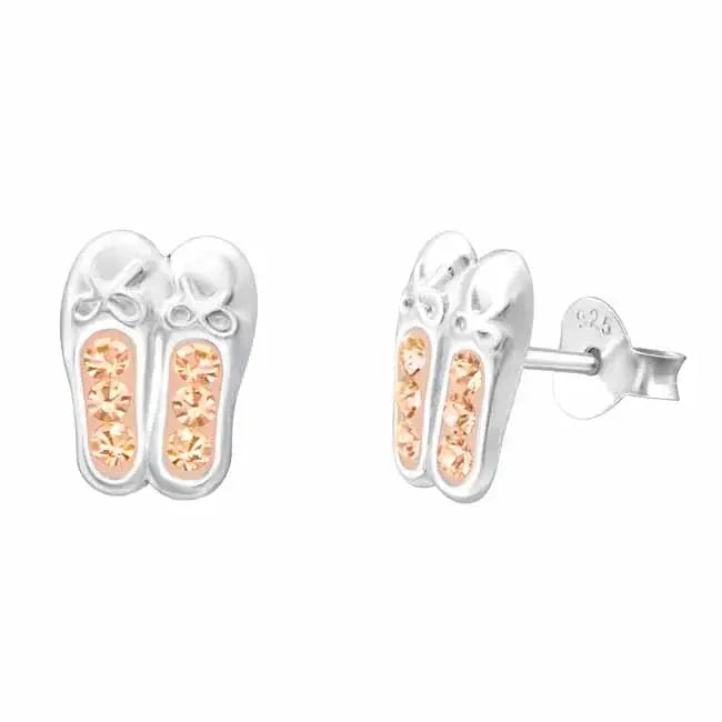 Hopeakorvakorut balettitossut beige HM Koru