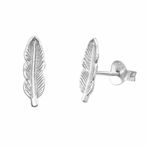 Hopeakorvakorut höyhen - hopeakorvakorut