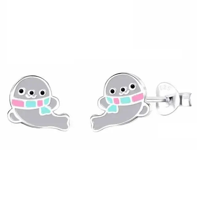 Hopeakorvakorut hylje kaulaliinalla - hopeakorvakorut