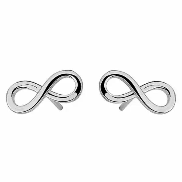 Hopeakorvakorut infinity-symboli - hopeakorvakorut