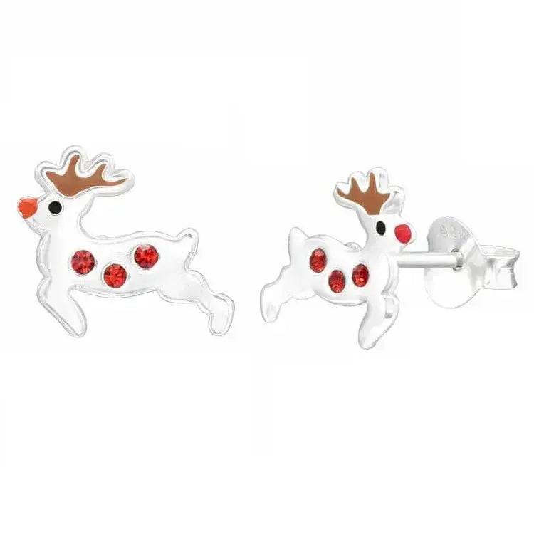 Hopeakorvakorut joulupukin porot - hopeakorvakorut