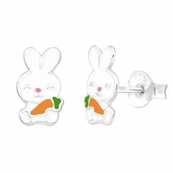 Hopeakorvakorut kani ja porkkana - hopeakorvakorut