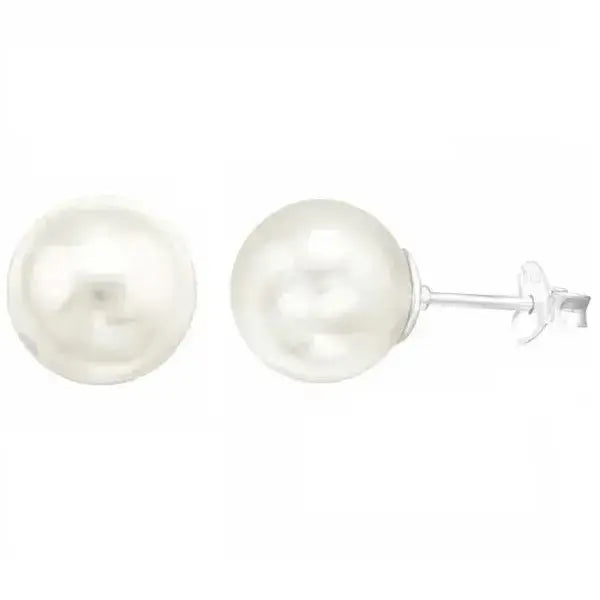 Hopeakorvakorut kerman värinen helmi - hopeakorvakorut