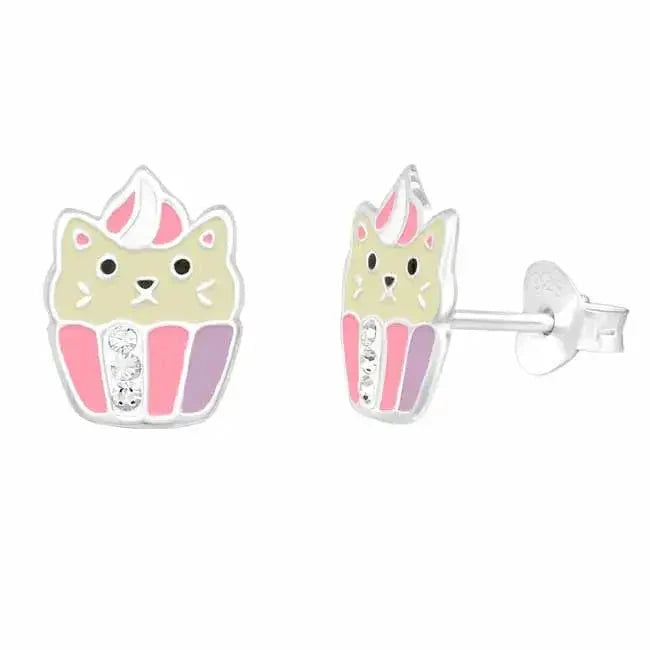 Hopeakorvakorut kissa kuppikakku HM Koru