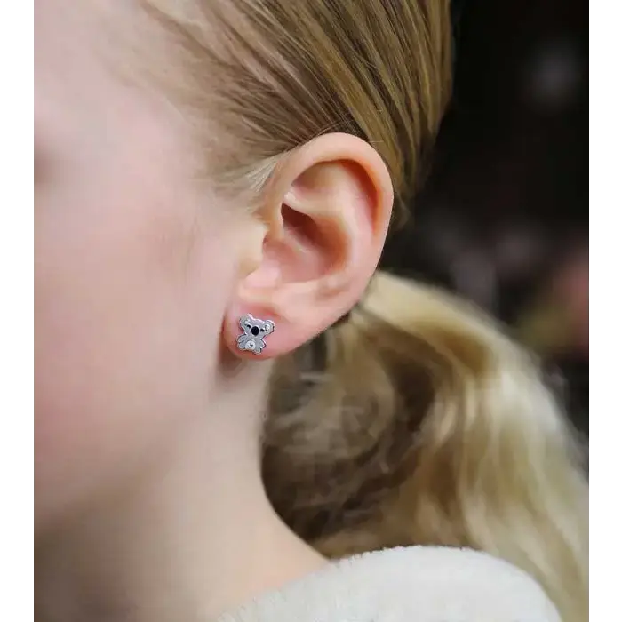 Hopeakorvakorut koala - hopeakorvakorut