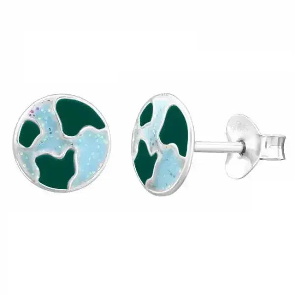 Hopeakorvakorut maapallo - hopeakorvakorut