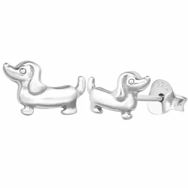 Hopeakorvakorut mäyräkoira - hopeakorvakorut