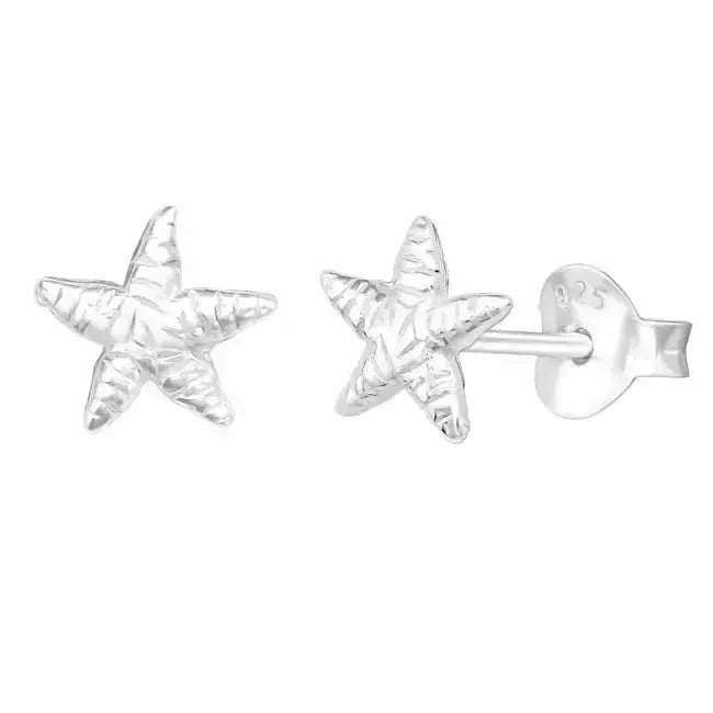 Hopeakorvakorut meritähti - hopeakorvakorut