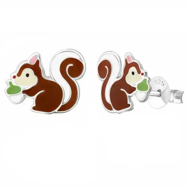 Hopeakorvakorut orava ja tammenterho - hopeakorvakorut