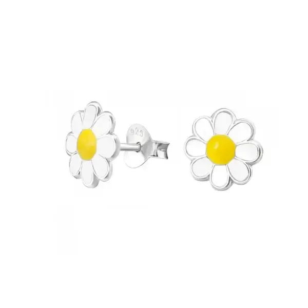 Hopeakorvakorut päivänkakkara - hopeakorvakorut