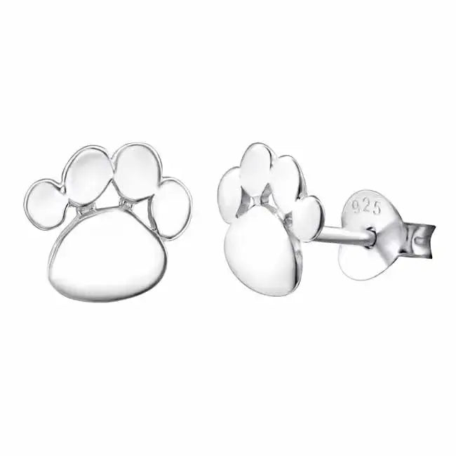 Hopeakorvakorut tassunjäljet - hopeakorvakorut