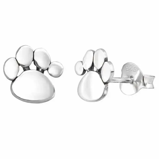 Hopeakorvakorut tassunjälki - hopeakorvakorut