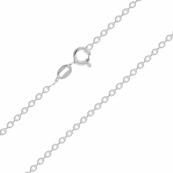 Hopeinen ankkuriketju 1,9 mm
