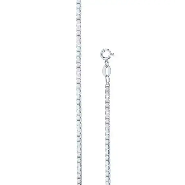 Hopeinen venetsiaketju 1,05 mm