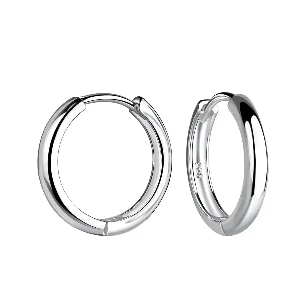 Hopeiset korvarenkaat 3 x 16 mm - hopeakorvakorut