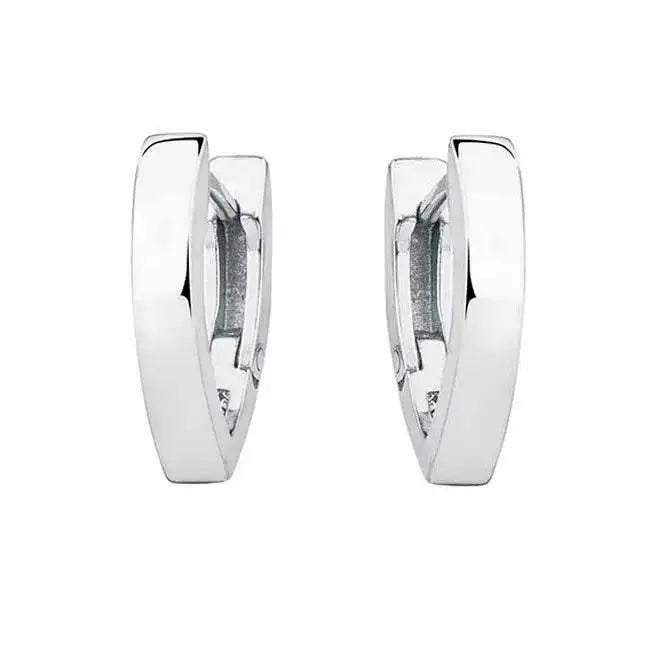 Hopeiset korvarenkaat kulma - hopeakorvakorut