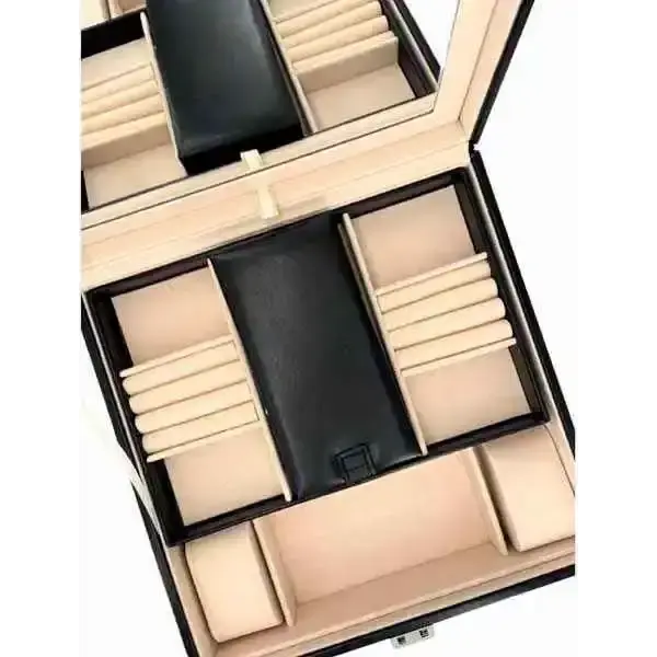 Keinonahkainen korulipas musta - korurasia