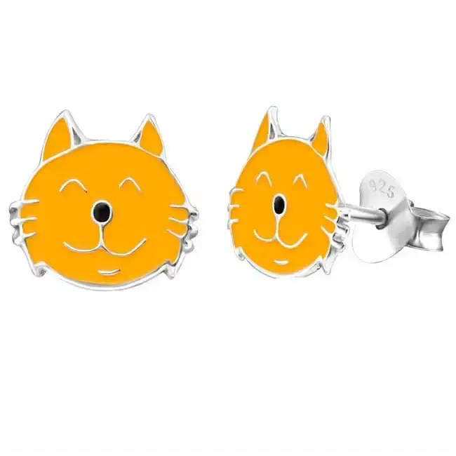 Kissa hopeakorvakorut - hopeakorvakorut