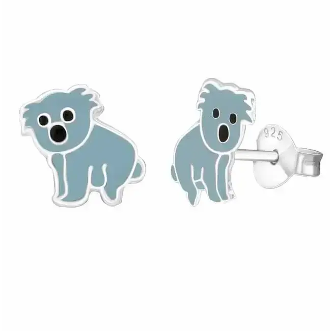 Koala hopeakorvakorut - hopeakorvakorut