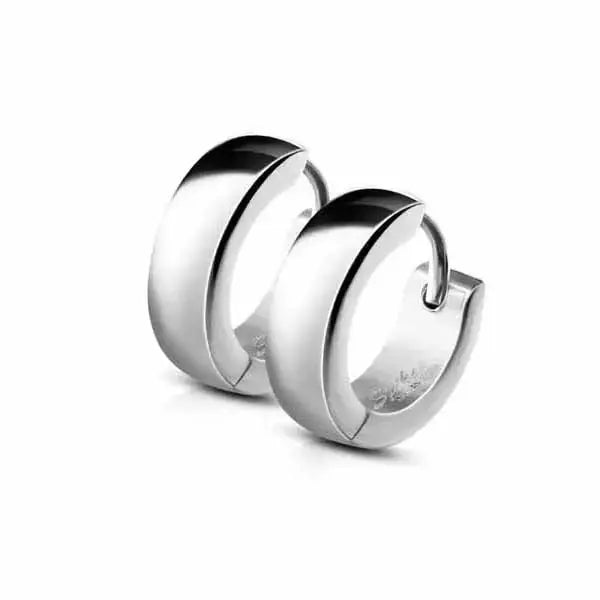 Korvarenkaat teräs 4 x 13 mm - teräskorvakorut