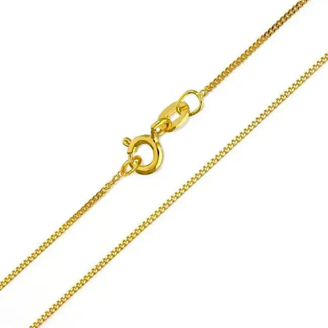 Kullattu hopeinen panssariketju 1,4 mm