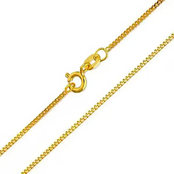 Kullattu hopeinen panssariketju 2,45 mm