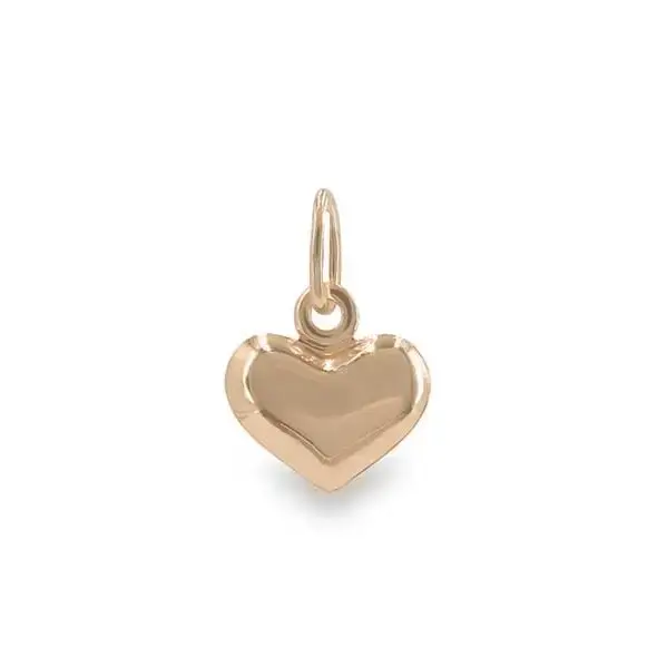 Kultainen sydänriipus 8 x 6 mm - kultariipus
