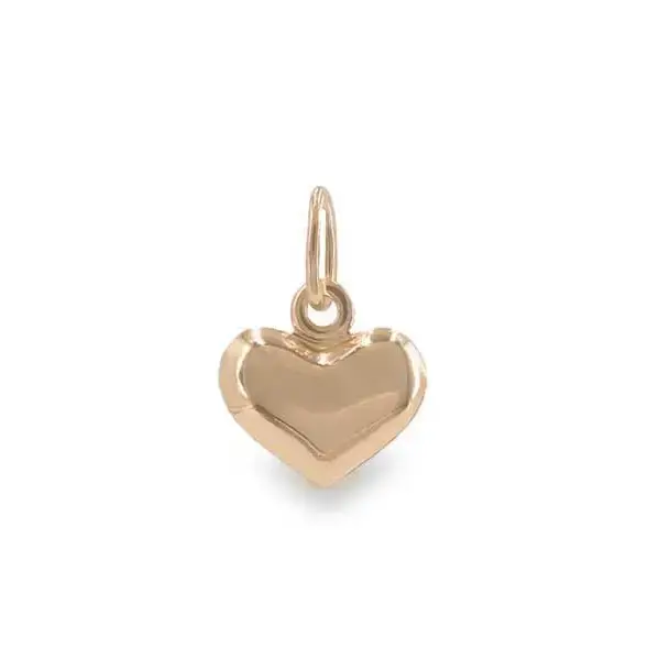 Kultainen sydänriipus 9 mm - kultariipus