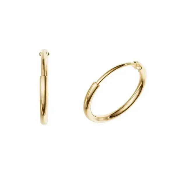 Kultaiset korvarenkaat 9k