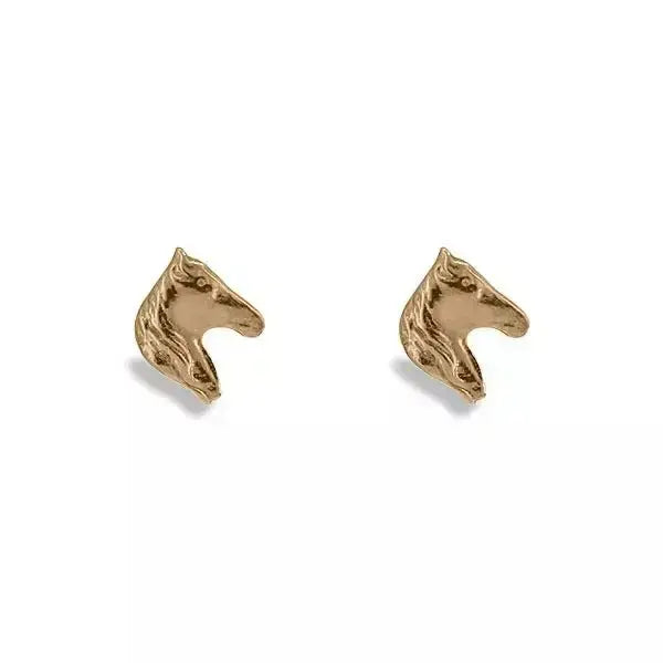 Kultakorvakorut hevosenpää - kultakorvakorut