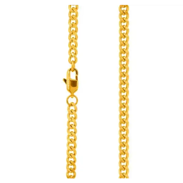 Miesten kullattu panssariketju teräs 4 mm - teräsketju