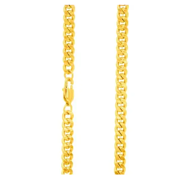 Miesten kullattu panssariketju teräs 6 mm - teräsketju