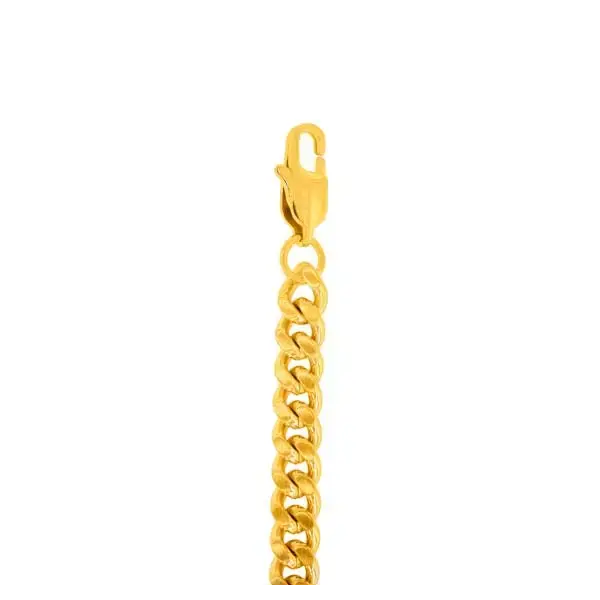 Miesten kullattu panssariranneketju 6 mm - teräsrannekoru