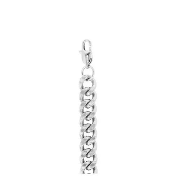 Miesten panssariranneketju teräs 10 mm - teräsrannekoru