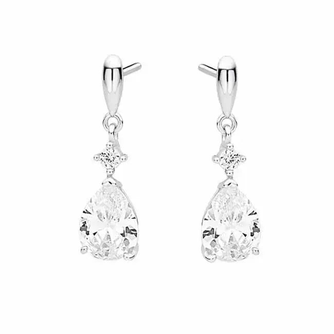 Roikkuvat pisara-hopeakorvakorut - hopeakorvakorut