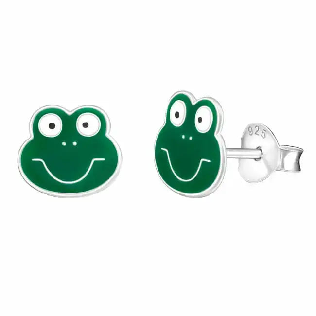 Sammakko hopeakorvakorut - hopeakorvakorut