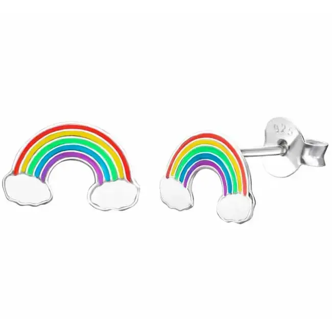 Sateenkaari hopeakorvakorut - hopeakorvakorut