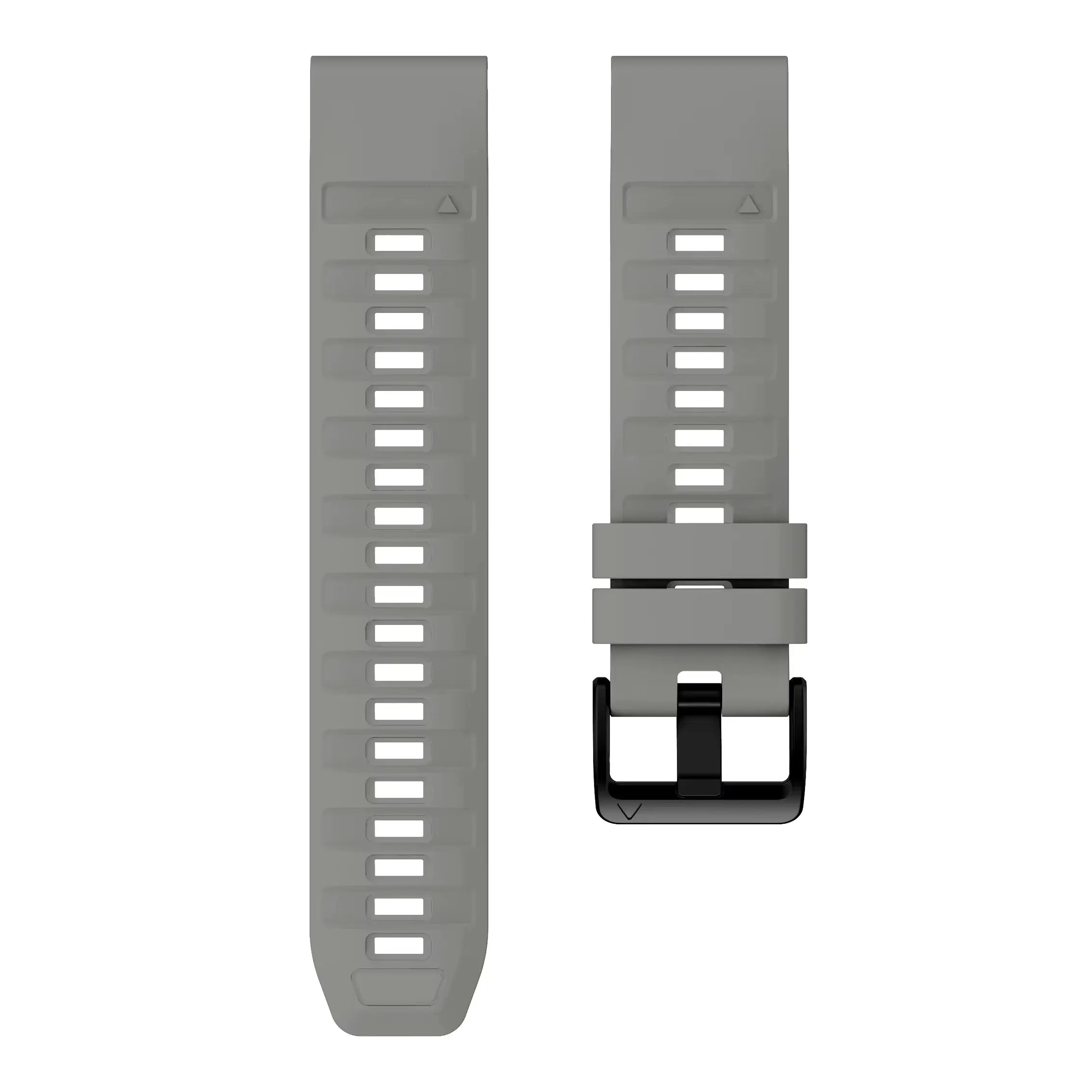 Sisu Aero Garmin Fenix silikoniranneke pikakiinnityksellä, harmaa, 22 mm HM Koru