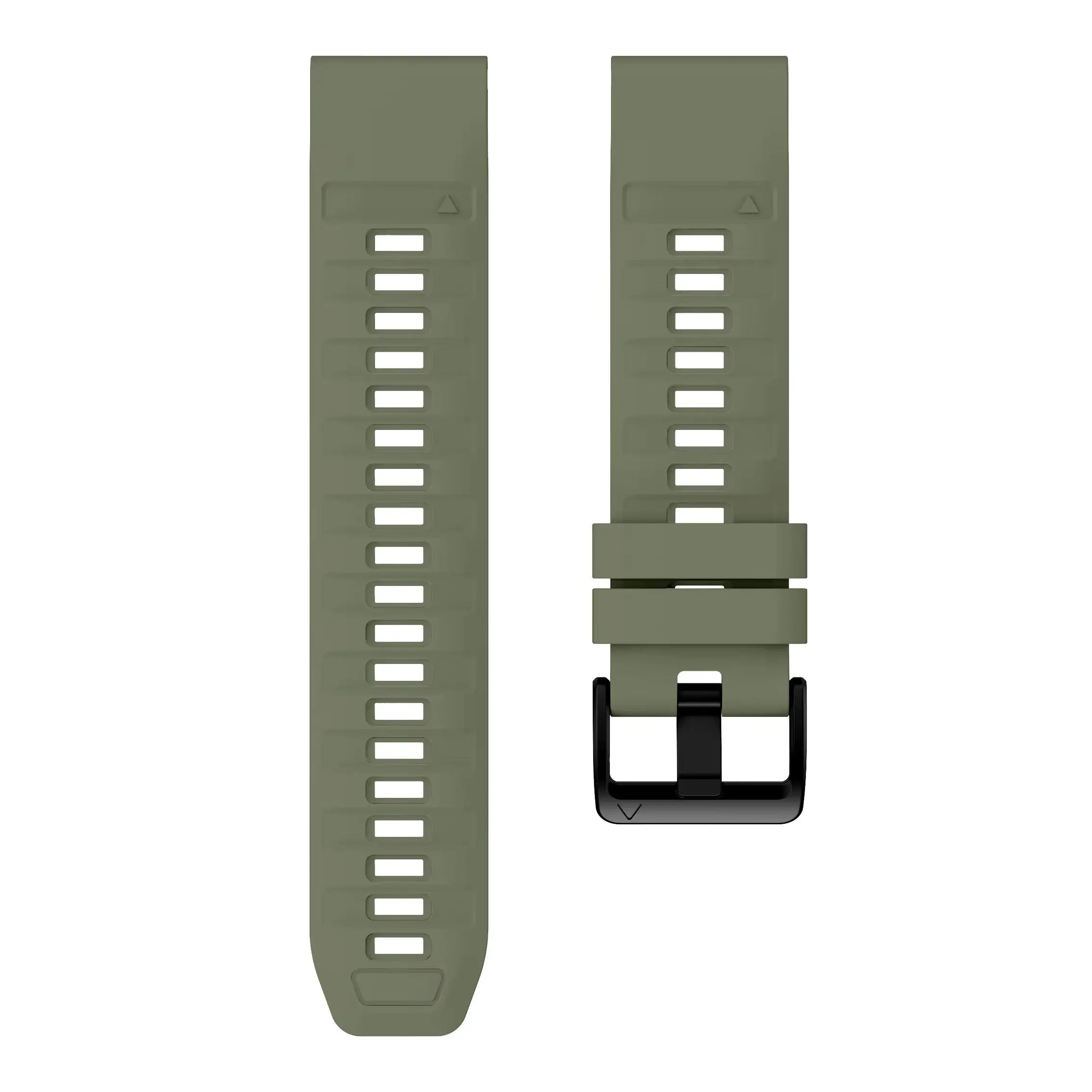 Sisu Aero Garmin Fenix silikoniranneke pikakiinnityksellä, maastonvihreä, 22 mm HM Koru