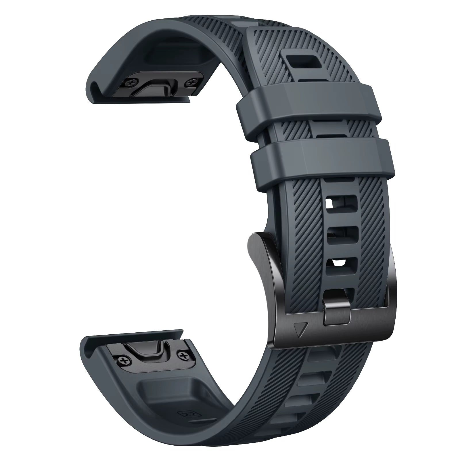 Sisu Grain Garmin Fenix silikoniranneke pikakiinnityksellä, tummansininen, 22 mm HM Koru
