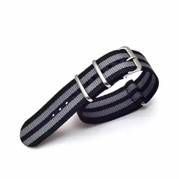 Sisu nato-ranneke musta-harmaa-raidallinen