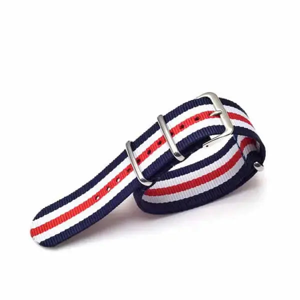 Sisu nato-ranneke puna-valko-sini-raidallinen