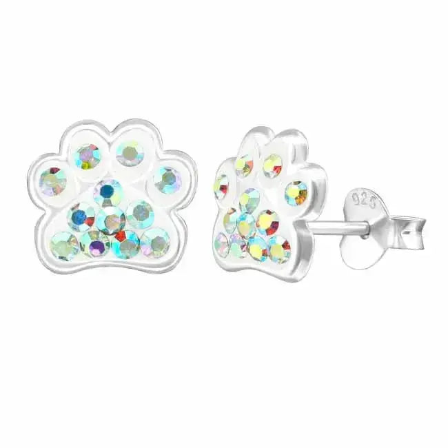 Tassu hopeakorvakorut zirkoniakivillä - hopeakorvakorut