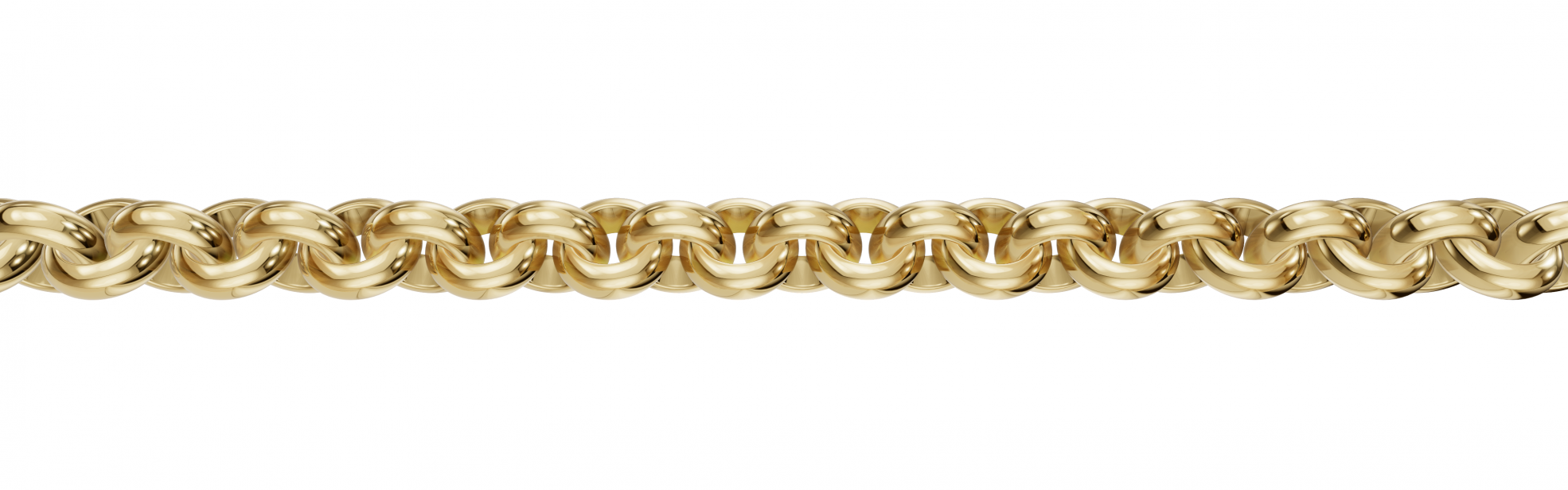 Kultainen roloketju 1,5 mm 14K keltakulta