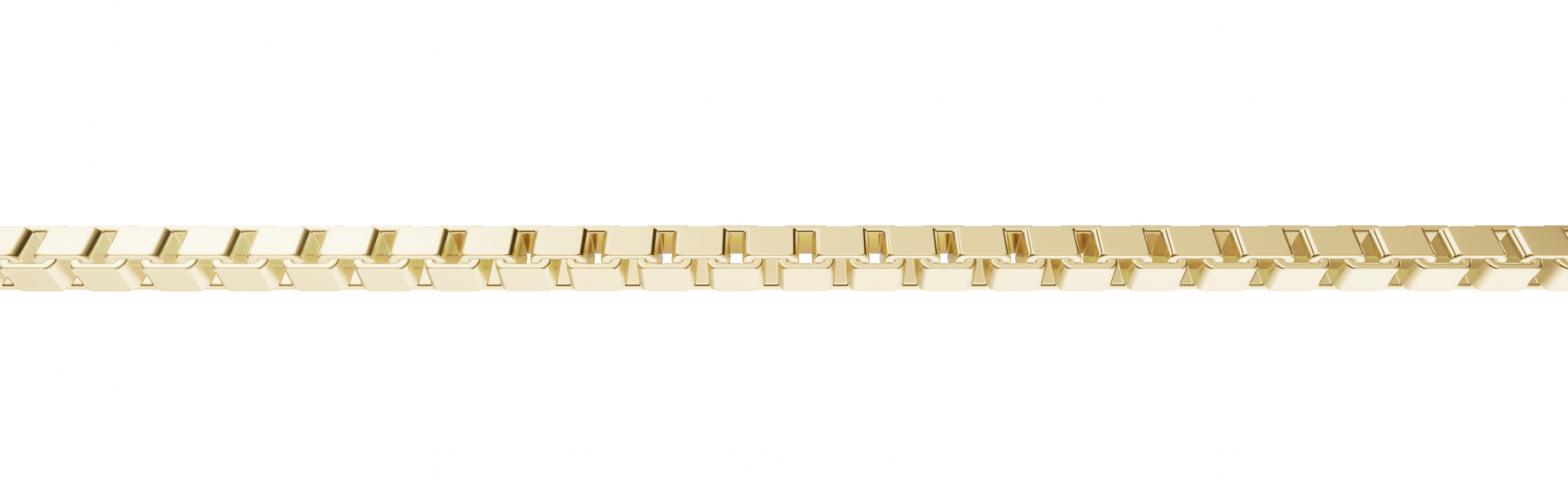 Kultainen venetsiaketju 0,7 mm 14K keltakulta