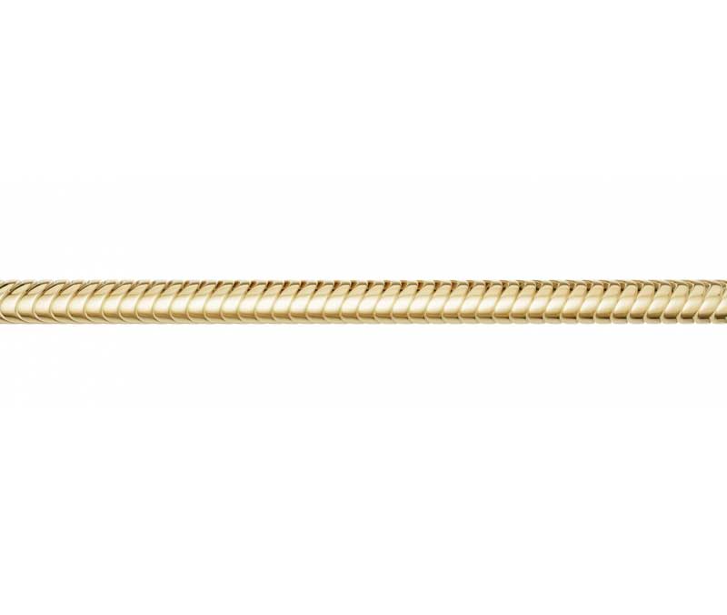 Kultainen käärmeketju 1,2 mm 14K keltakulta