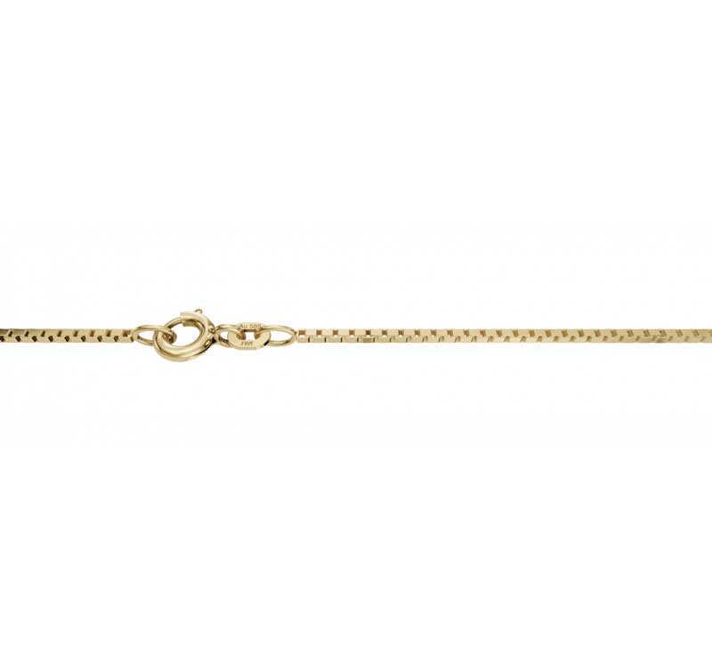 Kultainen venetsiaketju 1,2 mm 14K keltakulta