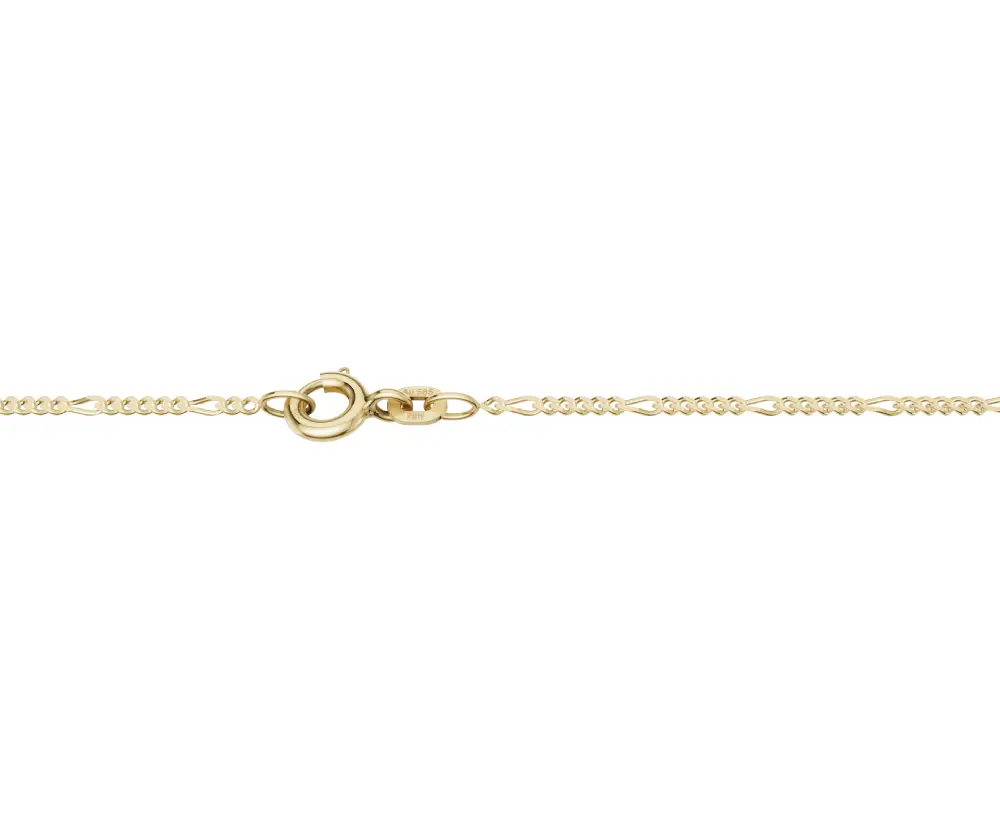 Kultainen Figaroketju 1,5 mm 14K Keltakulta